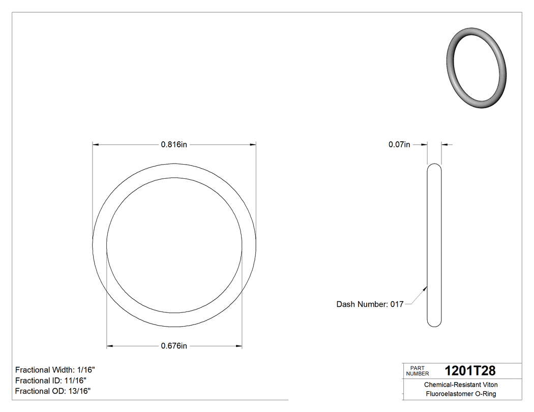 Technical drawing - 1201T28